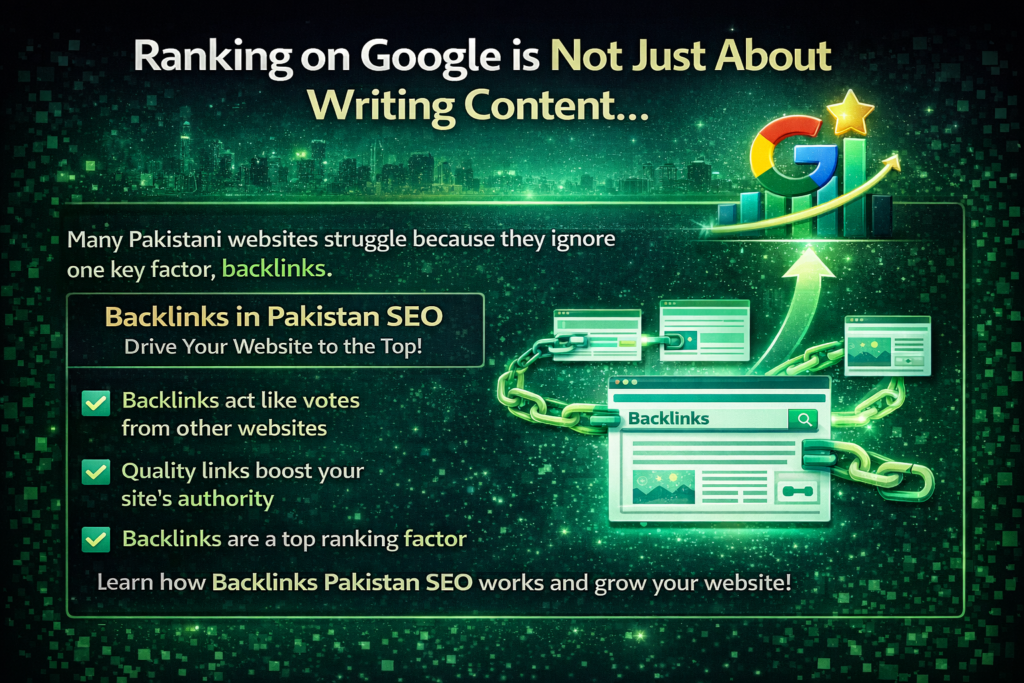 Backlinks pakistan seo