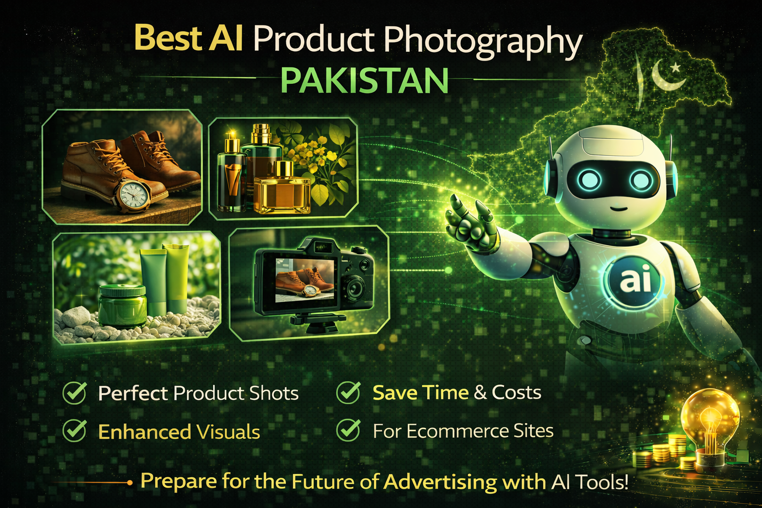 AI product photography Pakistan