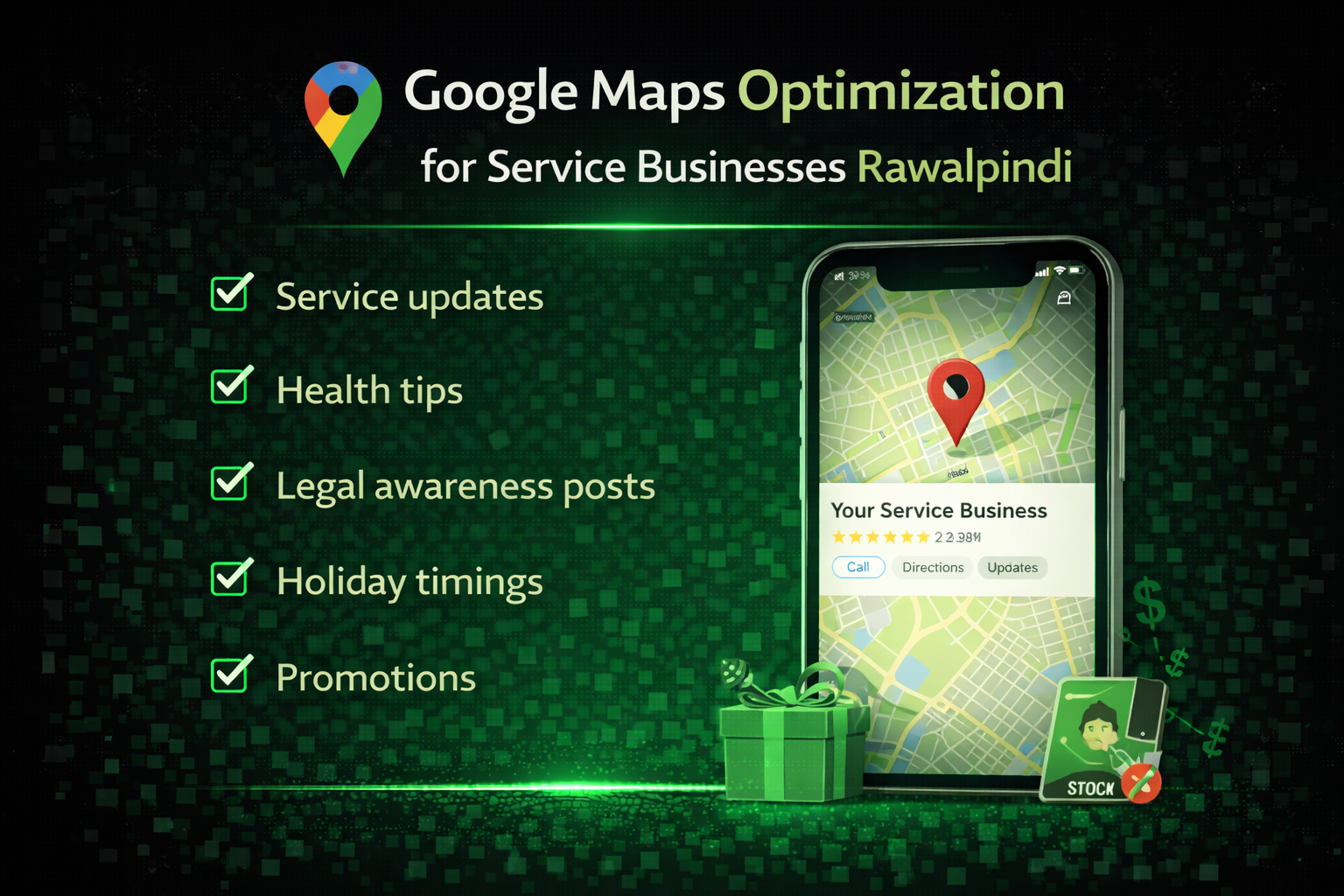 Google Maps Optimization for Service Businesses Rawalpindi – Rank #1 in Islamabad | Media Initiation 3 Google Maps Optimization for Businesses Rawalpindi