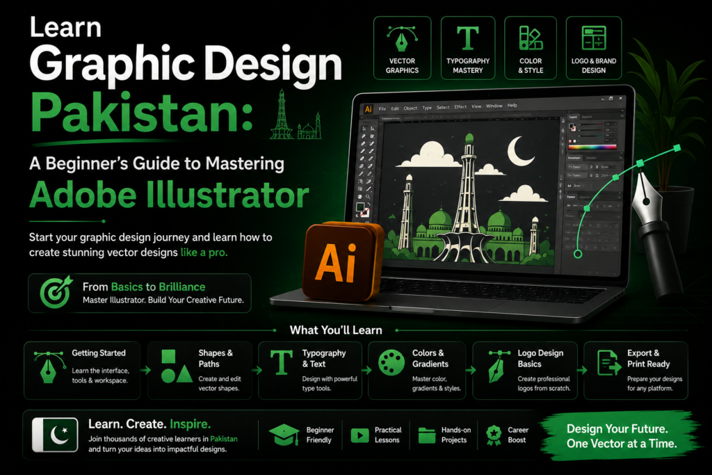 learn graphic design pakistan