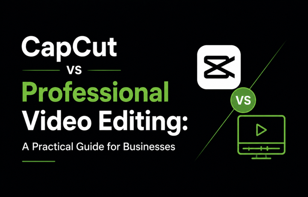 capcut vs professional video editing