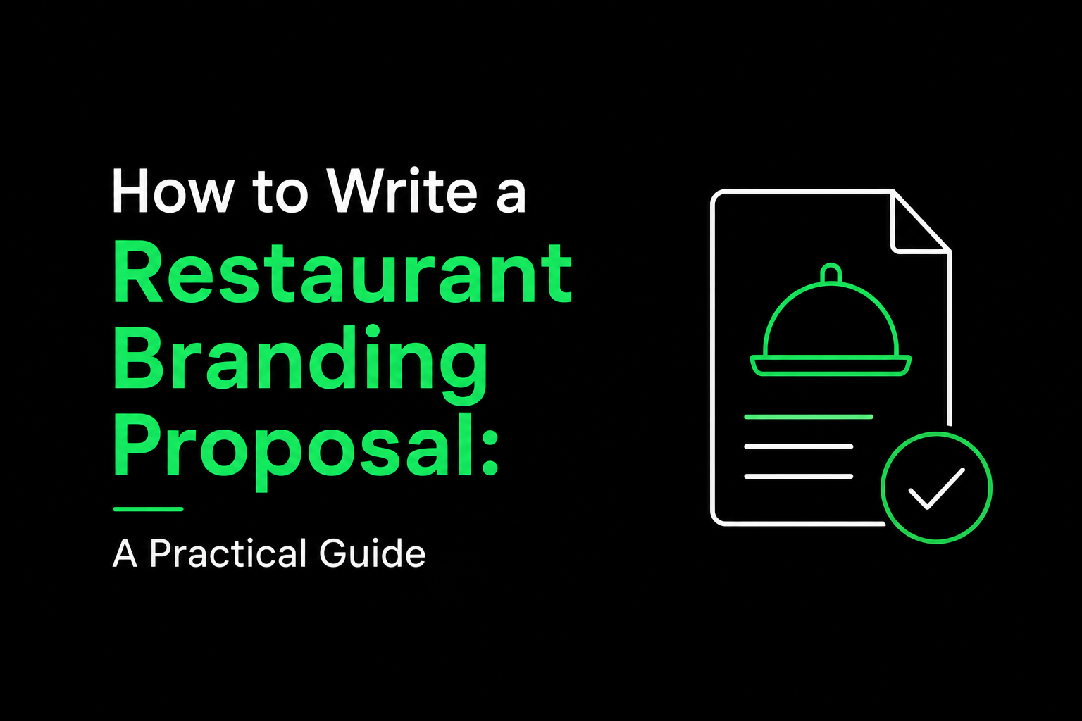 restaurant branding proposal
